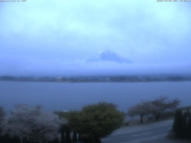 河口湖からの富士山