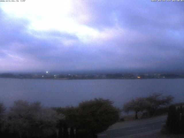 河口湖からの富士山