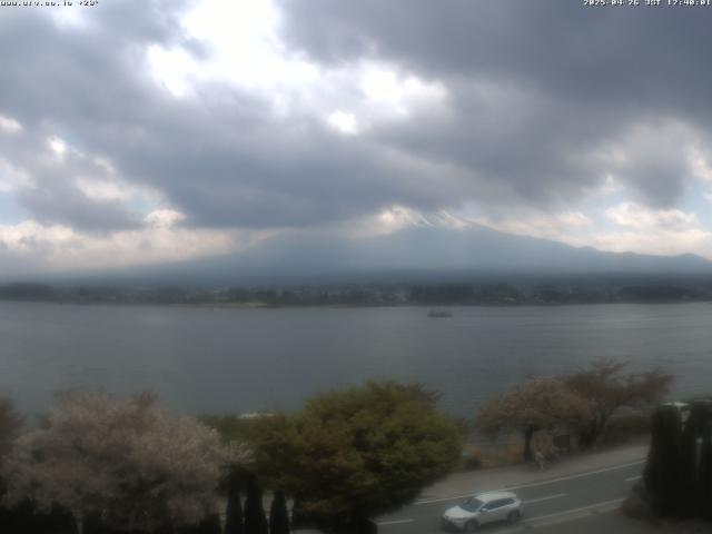 河口湖からの富士山