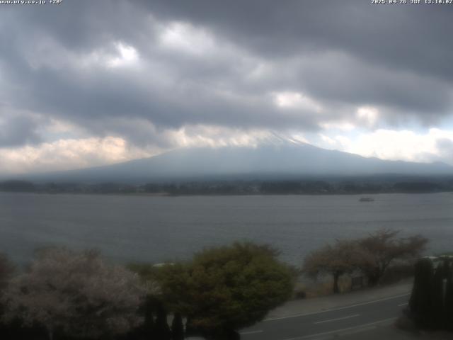 河口湖からの富士山