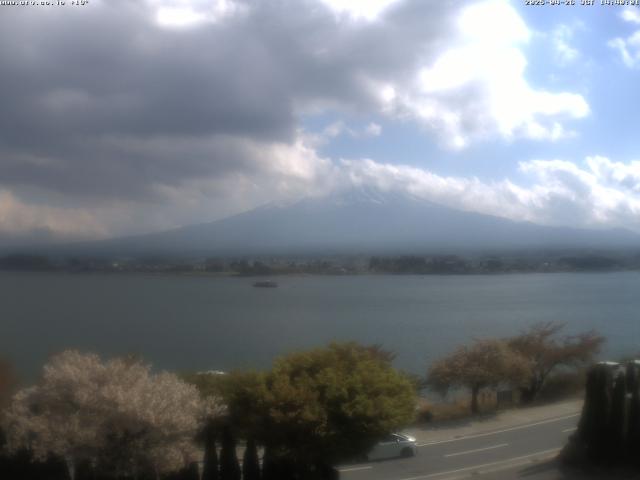 河口湖からの富士山