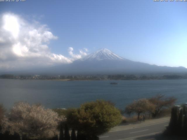 河口湖からの富士山