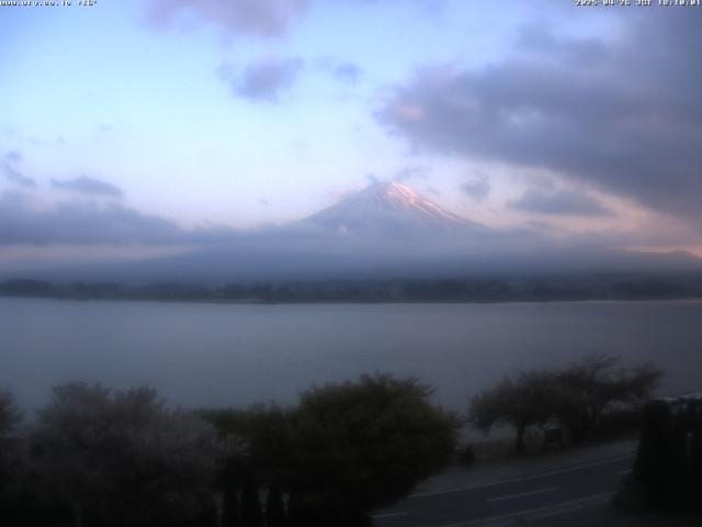 河口湖からの富士山