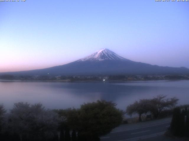 河口湖からの富士山
