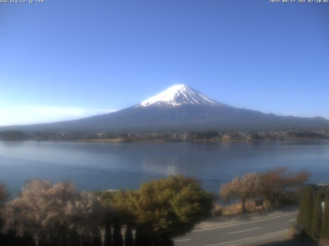 河口湖からの富士山