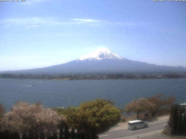 河口湖からの富士山