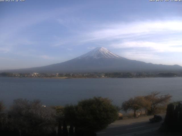 河口湖からの富士山