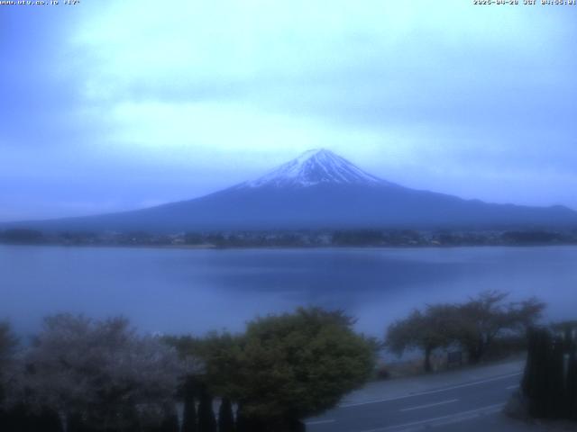 河口湖からの富士山