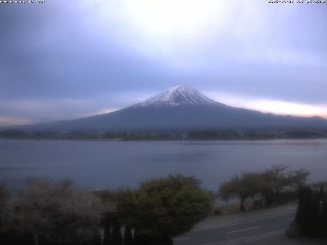 河口湖からの富士山