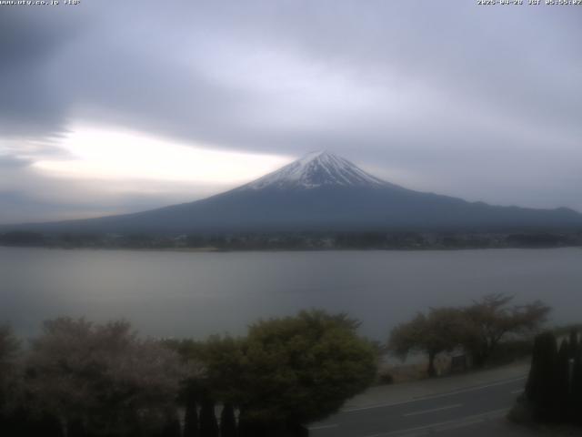 河口湖からの富士山
