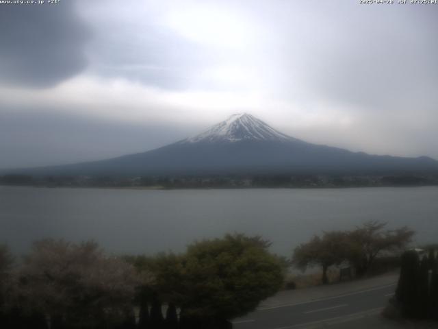 河口湖からの富士山