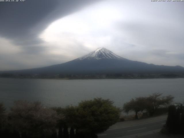 河口湖からの富士山