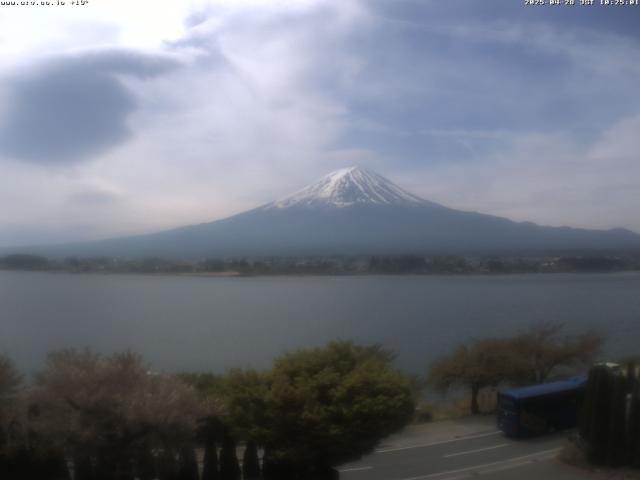 河口湖からの富士山