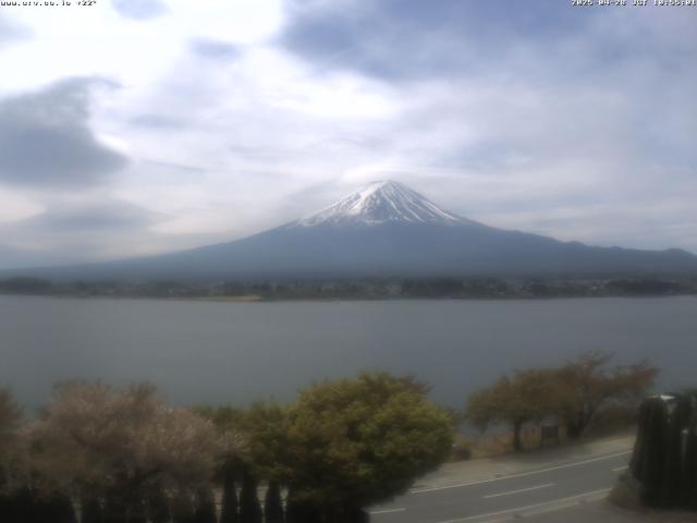河口湖からの富士山