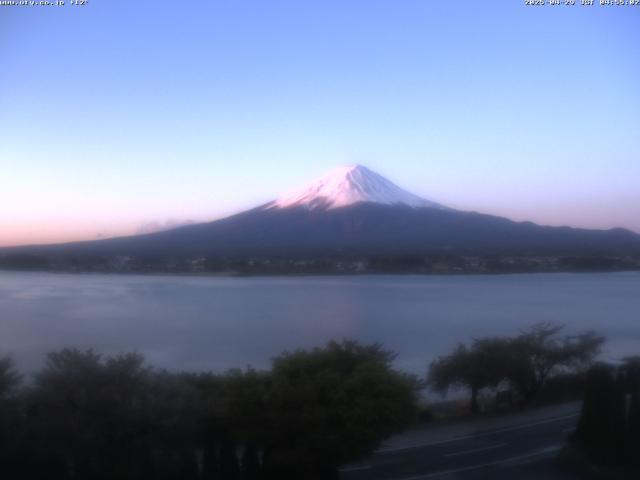 河口湖からの富士山