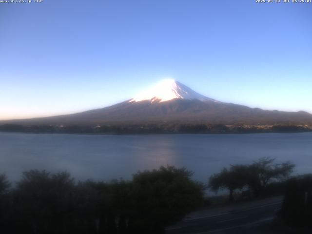 河口湖からの富士山