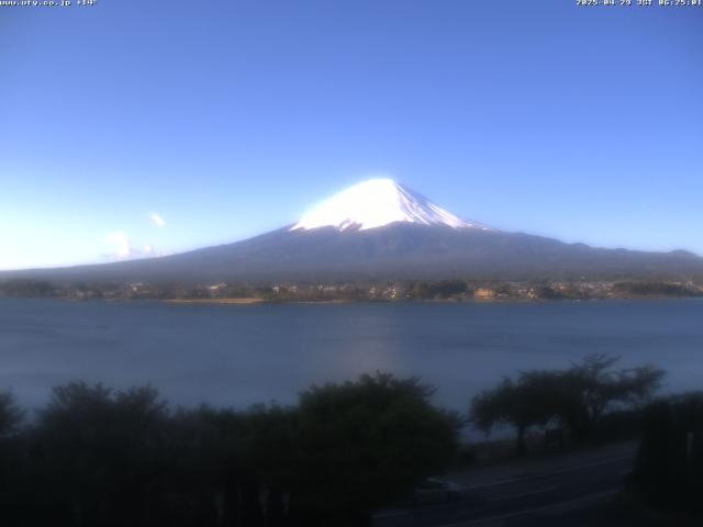 河口湖からの富士山