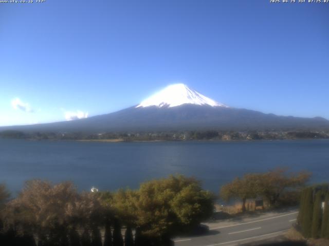 河口湖からの富士山