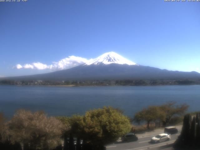 河口湖からの富士山