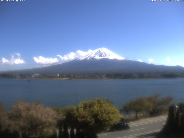 河口湖からの富士山