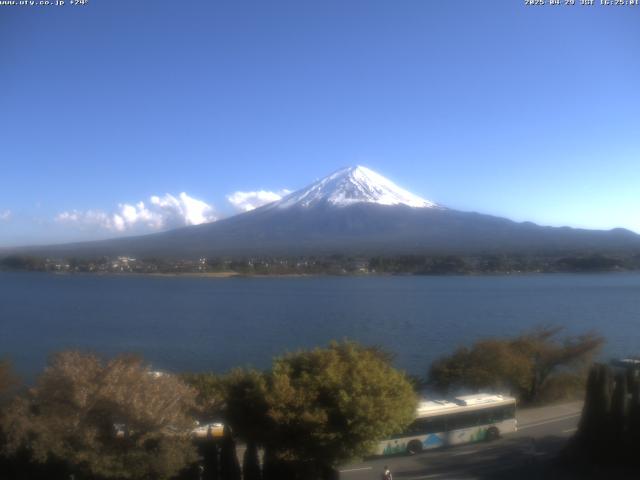 河口湖からの富士山