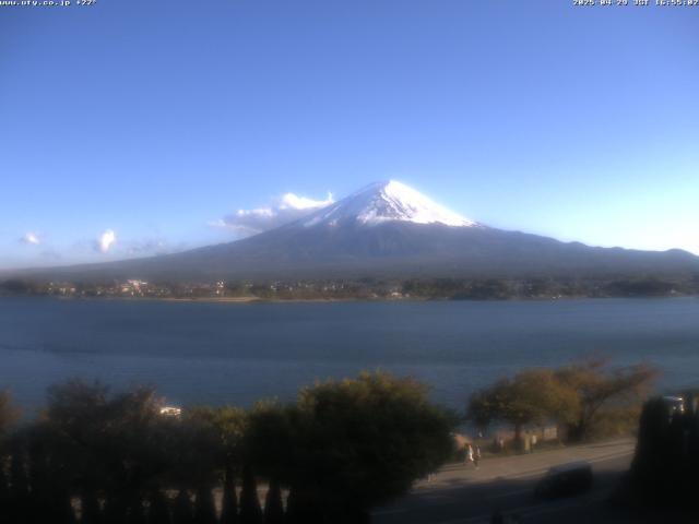 河口湖からの富士山