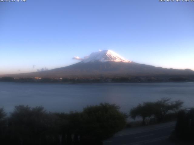 河口湖からの富士山