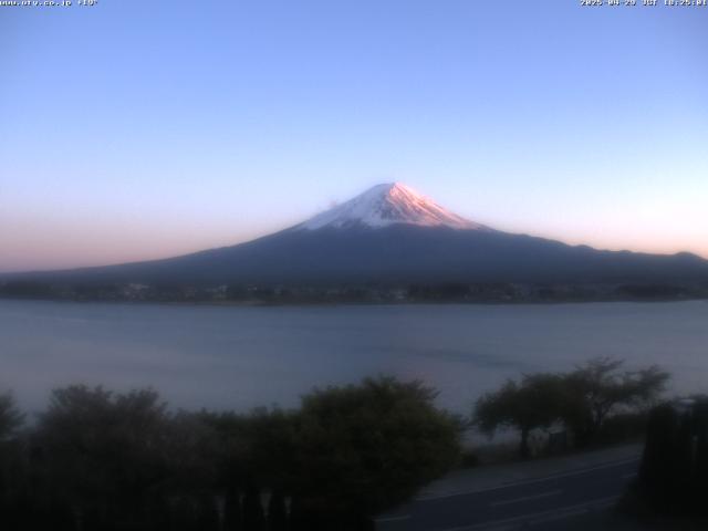 河口湖からの富士山