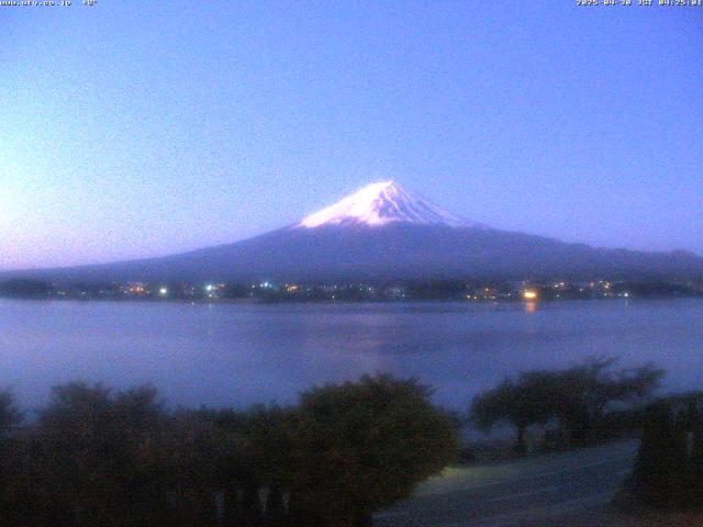河口湖からの富士山