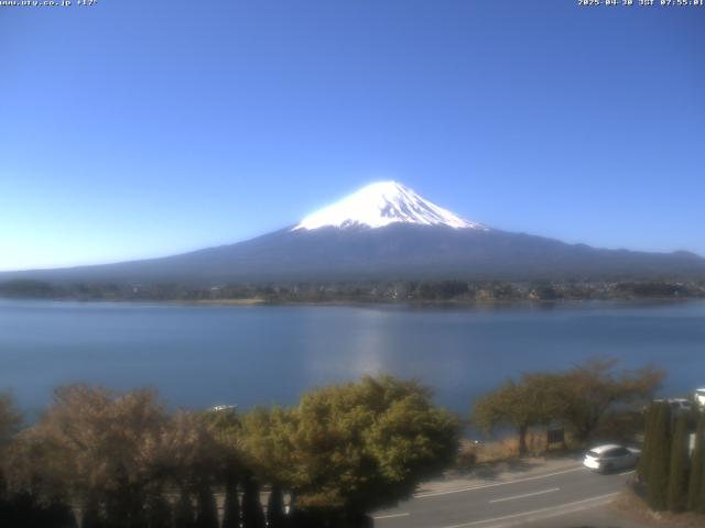 河口湖からの富士山