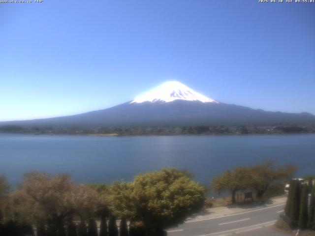 河口湖からの富士山