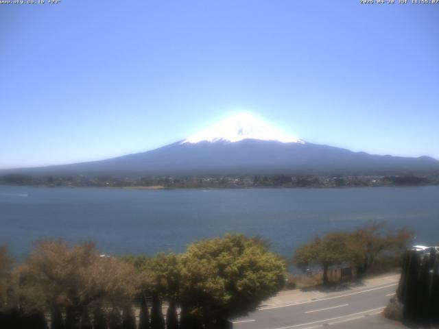河口湖からの富士山