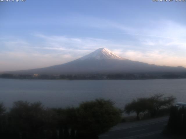 河口湖からの富士山