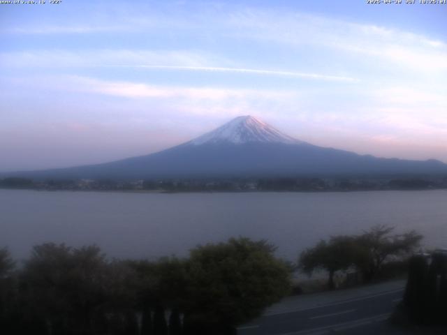 河口湖からの富士山