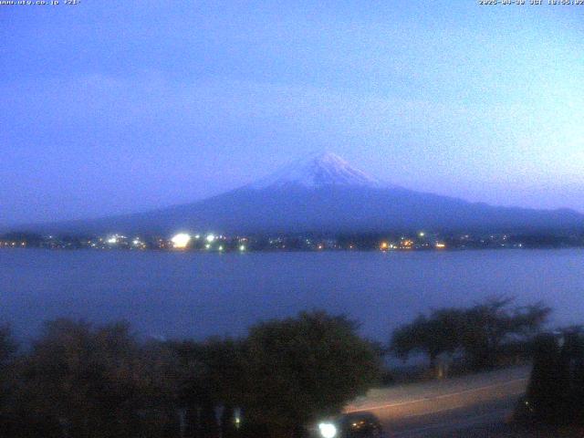 河口湖からの富士山