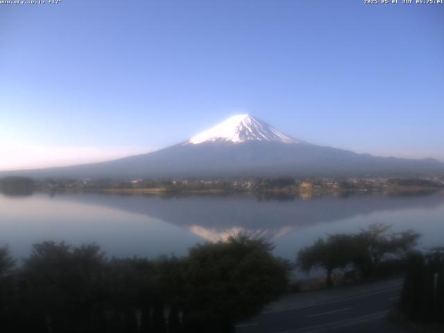 河口湖からの富士山