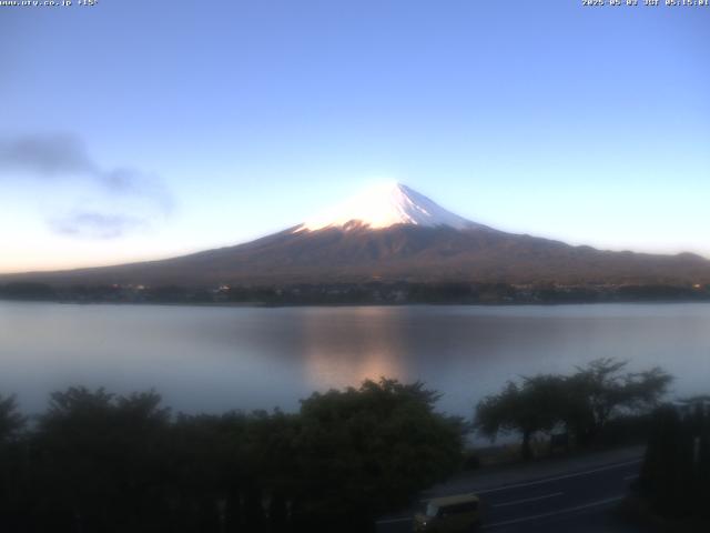 河口湖からの富士山