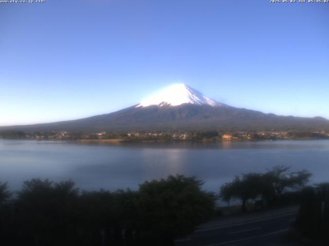 河口湖からの富士山