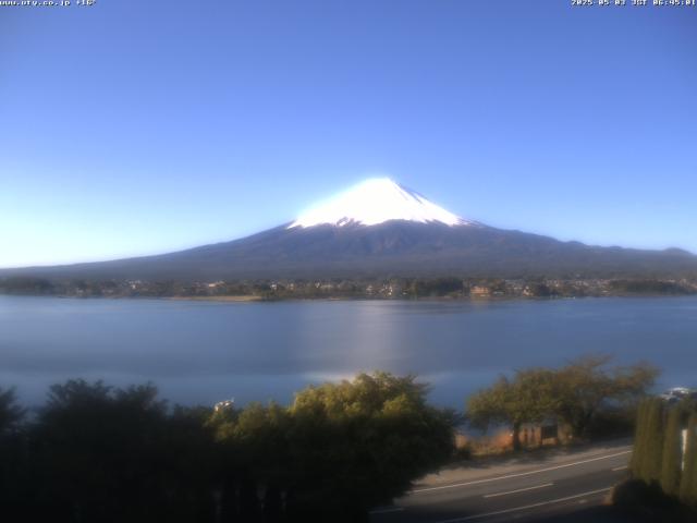河口湖からの富士山