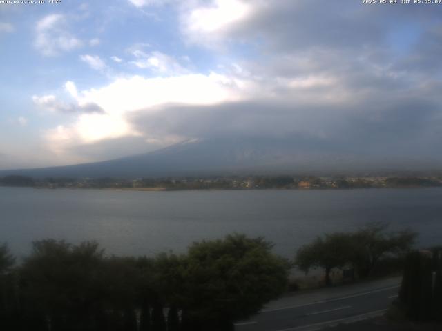 河口湖からの富士山
