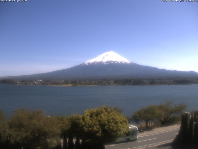 河口湖からの富士山
