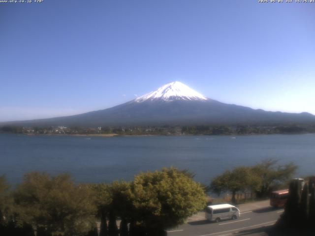 河口湖からの富士山