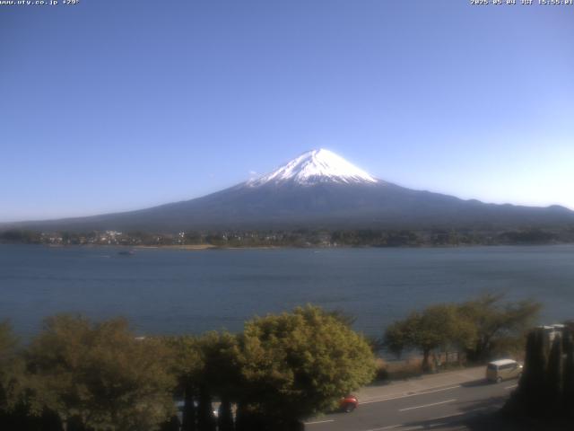 河口湖からの富士山