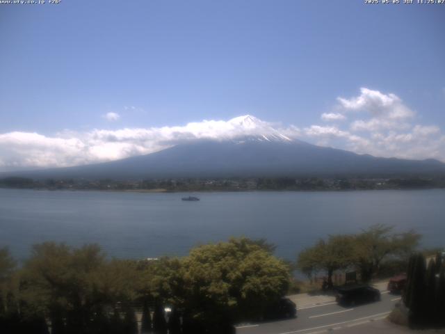河口湖からの富士山