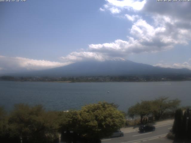 河口湖からの富士山