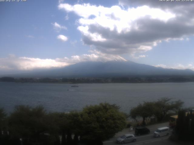河口湖からの富士山