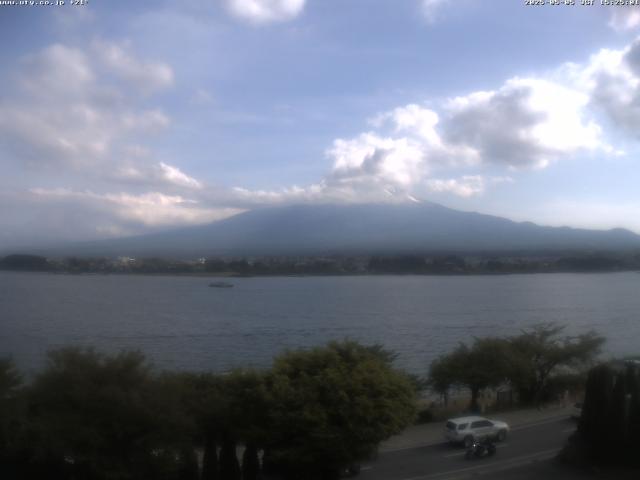 河口湖からの富士山
