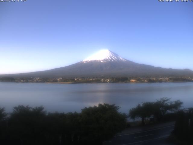 河口湖からの富士山