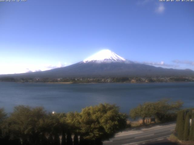河口湖からの富士山