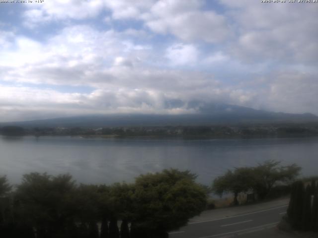 河口湖からの富士山